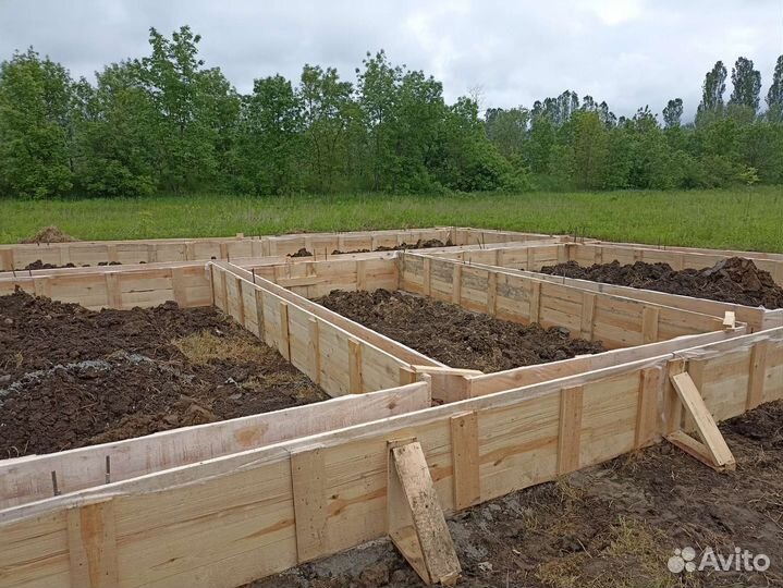 Заливка фундамента под ключ любой сложности