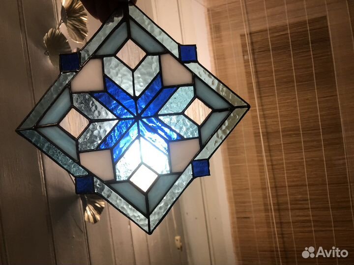 Новогодние украшения. Витраж Тиффани