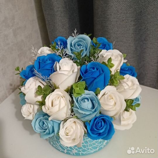 Подарок на любой праздник Букет из мыльных роз