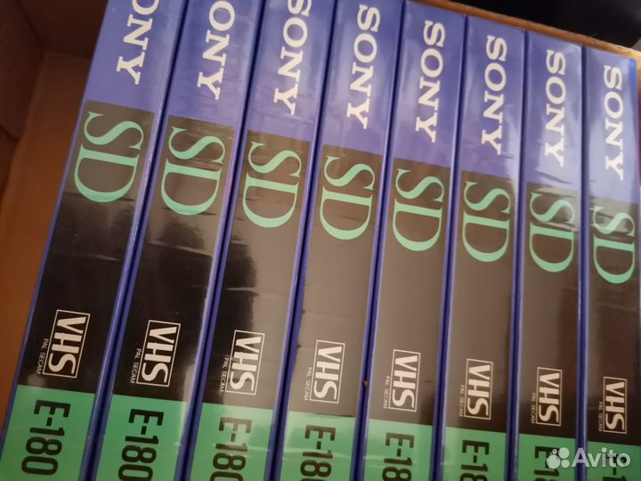 Видеокасеты запечатанные. sony SD. E-180