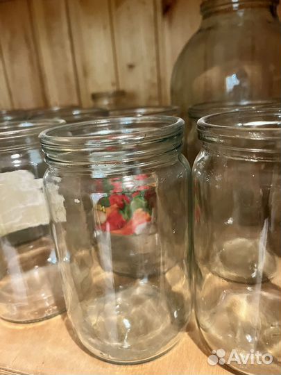 Банки стеклянные 0,5 л 0,7л 1 л. 3 л