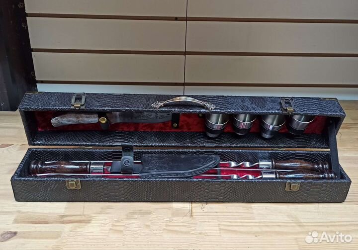 Шашлычный набор в кейсе 