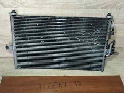 Радиатор кондиционера Hyundai Accent, 1998г