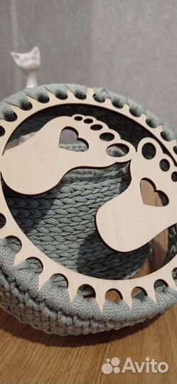 Корзинка Вязаная