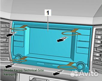 Ключи для снятия информационной панели VAG