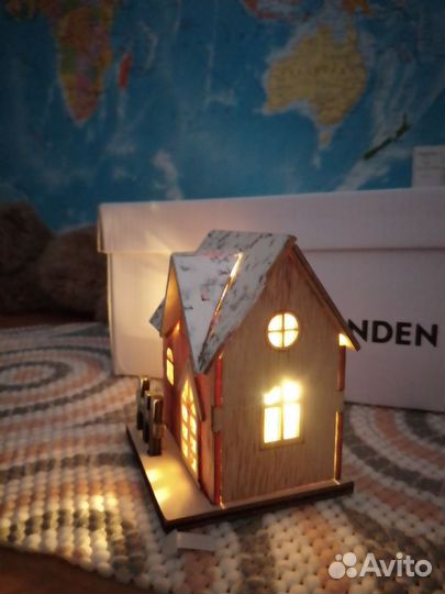 Ночник домик, сувенир новый