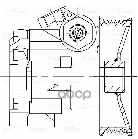 Насос гур для а/м УАЗ 3741 с дв. змз-4091 (LPS