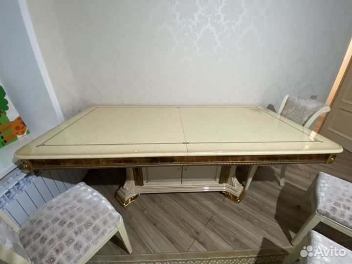 Стол со стульями италия бу