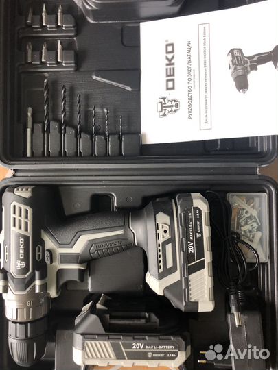 Дрель шуруповерт Deko 20v