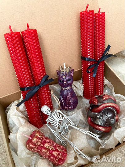 Набор восковых свечей на Хэллоуин