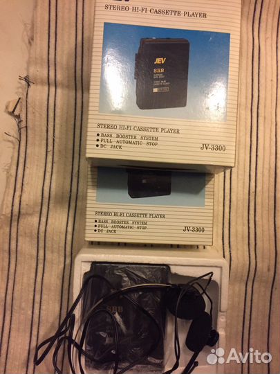 Плеер кассетный новый для коллекции