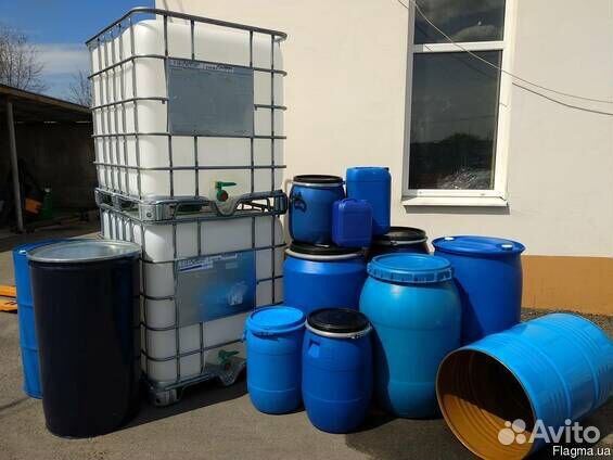 Еврокуб IBC 1000л на металлическом поддоне