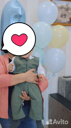 Костюм нарядный на годик