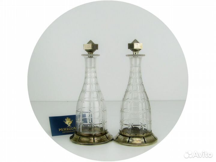 Графин старинный, пара Модерн Серебро 950 №6415