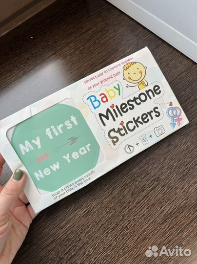 Карточки для фотосессии малыша, стикеры