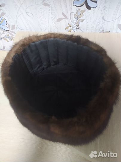 Норковая шапка мужская
