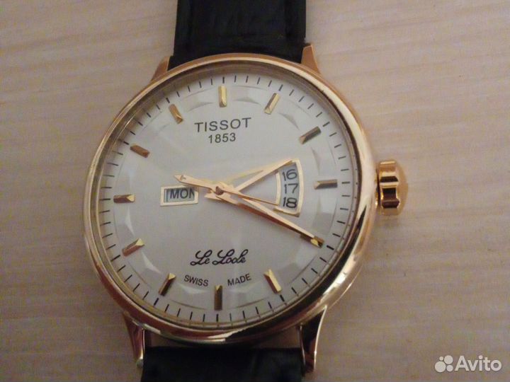 Золотые часы Tissot 40 mm