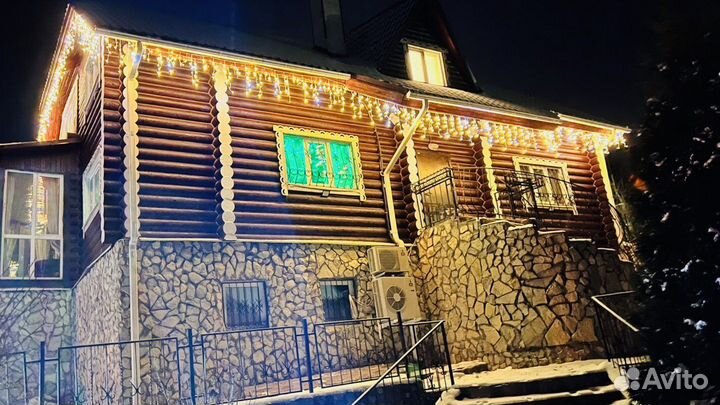 Световое украшение домов