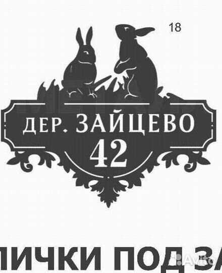 Адресные таблички