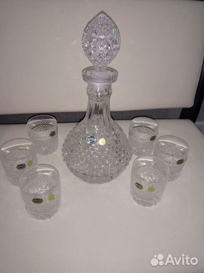 Набор для сервировки bohemia хрусталь штоф 740мл