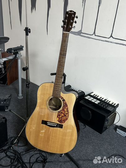 Акустическая гитара fender cd 140 sce nat