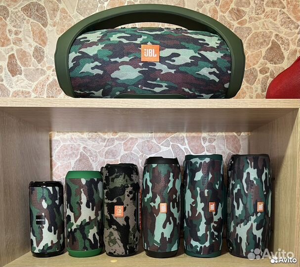 Блютуз колонка камуфляжная хаки