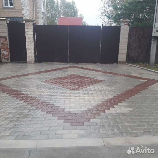 Укладка тротуарной плитки