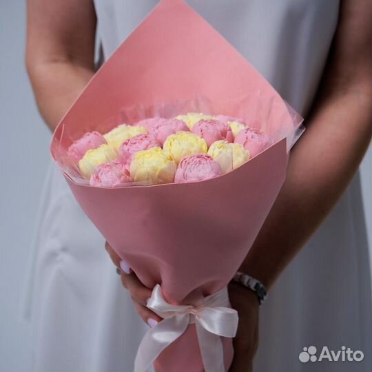 Пионы из шоколада