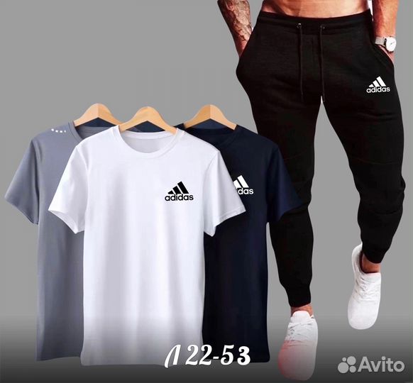 Спортивный костюм мужской летний adidas 4в1