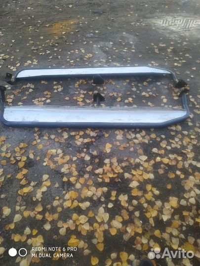 Подножки пороги боковые ниссан террано 2