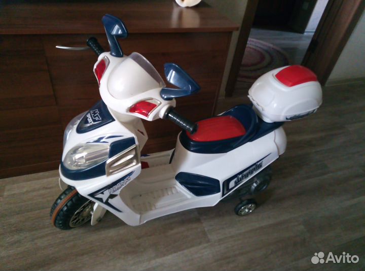 Детский электро мотоцикл на аккумуляторе