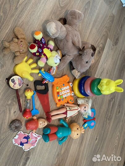 Детские игрушки + рюкзак