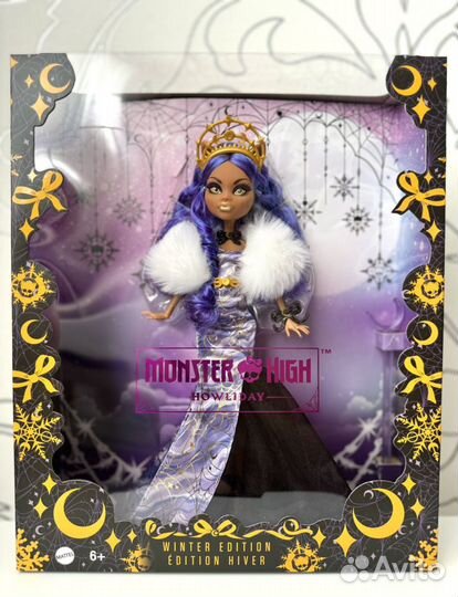 Кукла Monster High Clawdeen Wolf Howliday Winter