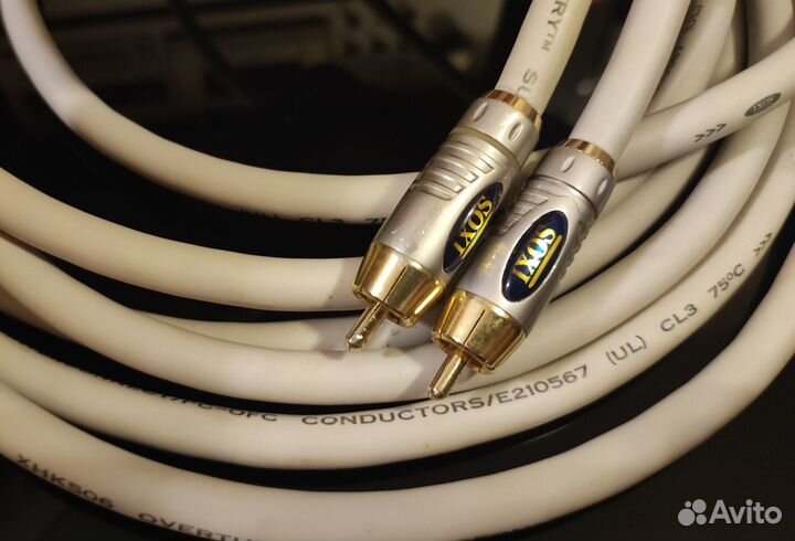 Кабель для Сабвуфера Ixos 5м. Supra 6м. Качество