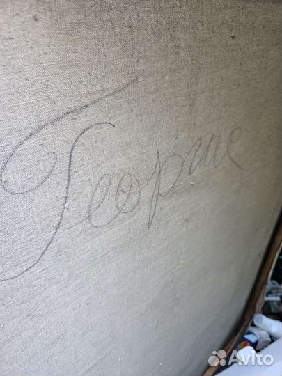 Картина масло холст соцреализм