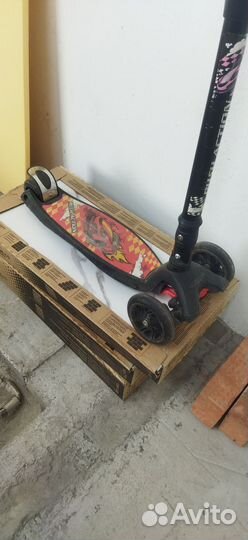 Самокат детский трехколесный бу