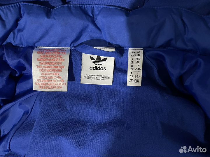 Куртка adidas детская оригинал 98