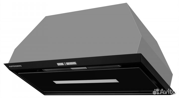 Вытяжка встраиваемая kuppersberg intro 70 black