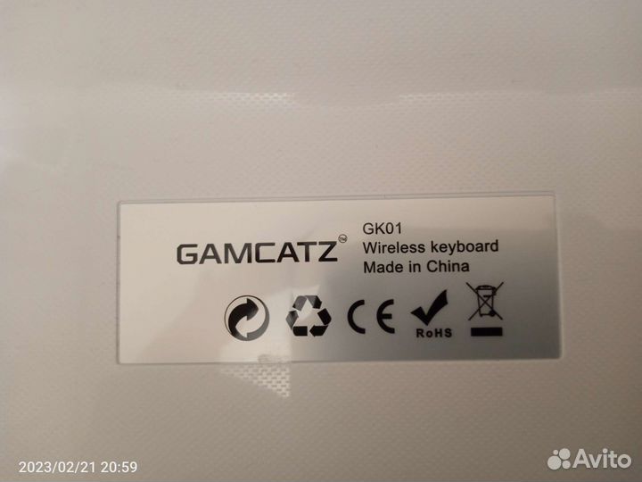 Клавиатура и мышь беспроводная