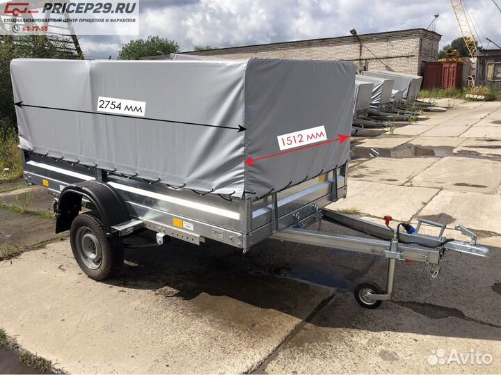 Прицеп для легкового автомобиля 2754х1512