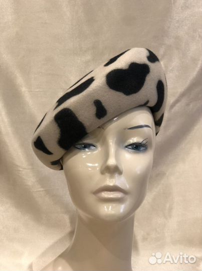 Шляпа леопардовая берет леопардовый