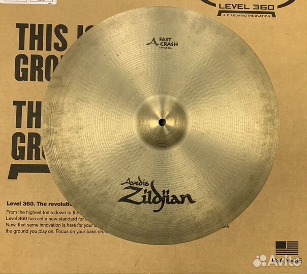 Zildjian 18 A madium thin и 17 fast crash