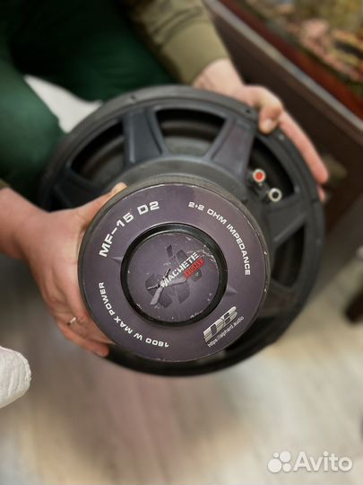 Сабвуфера Machete MF 15 D2 и усилитель FSD 2000.1