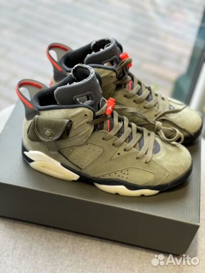 Кроссовки nike air jordan 6 travis scott