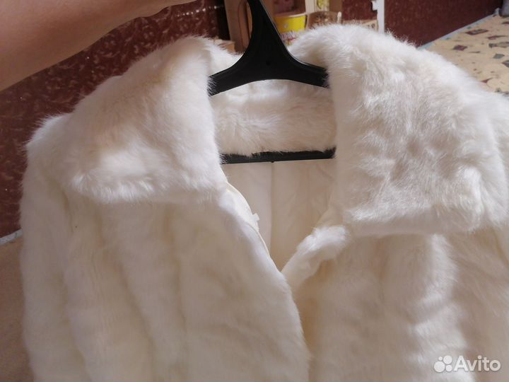 Свадебная шубка накидка