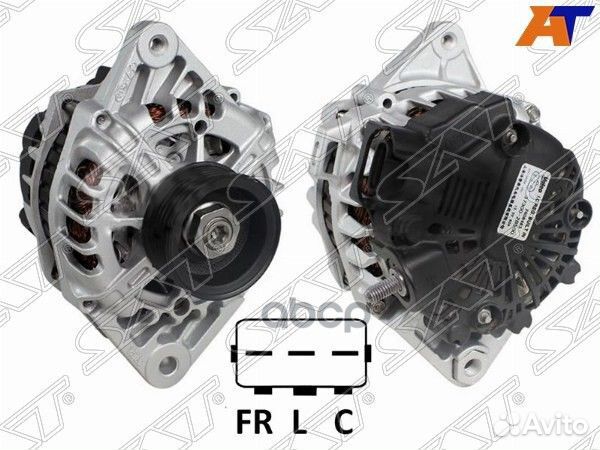 Генератор hyundai solaris 1.4/1.6 11/KIA RIO 1