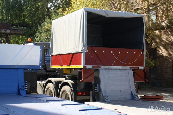 Полуприцеп трал (тяжеловоз) Авиком 98713-04 с ломаной рамой, 2023