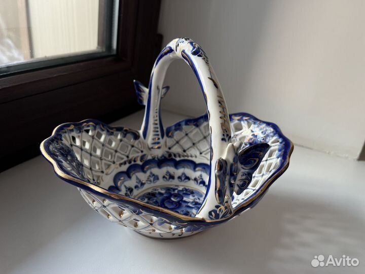 Конфетница Гжель