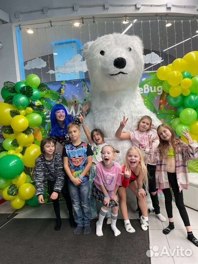 Ростовая кукла белый медведь