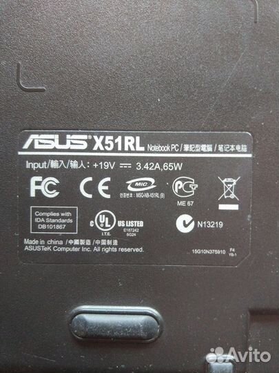 Ноутбук Asus X51RL